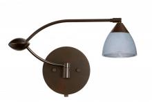 Besa Lighting 1WU-1758SF-BR - Besa Wall Divi Bronze Silver Foil 1x50W Mr16