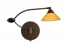 Besa Lighting 1WU-282490-BR - Besa Wall Kona Bronze Mango Starpoint 1x50W Halogen Gy6.35