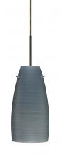 Besa Lighting J-1512TN-BR - Besa Tao 10 Pendant For Multiport Canopy Bronze Titan 1x100W Medium Base