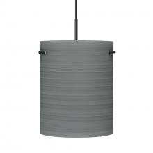  J-4006TN-BK - Besa Tamburo 8 Pendant, Titan, Black Finish, 1x100W MAX E26 Base