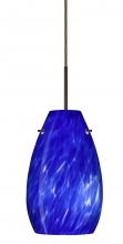  J-412686-BR - Besa Pera 9 Pendant For Multiport Canopy Bronze Blue Cloud 1x100W Medium Base