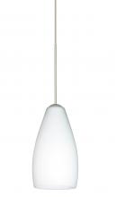 Besa Lighting RXP-719807-SN - Besa Pendant Karli Satin Nickel Opal Matte 1x50W Halogen