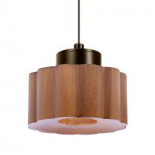  RXP-KAOMD-LED-BR - Besa Kao Pendant, Medium Shade, Bronze Finish, 1x3W LED