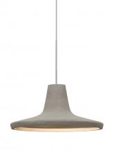 Besa Lighting RXP-MODUSTN-LED-SN - Besa Modus Cord Pendant, Tan, Satin Nickel Finish, 1x9W LED