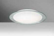  TUCA15SFC-LED - Besa, Tuca 15 Ceiling, Opal/Silver Foil,  Finish, 1x16W LED