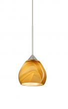 Besa Lighting X-5605HN-SN - Besa Pendant For Multiport Canopy Tay Tay Satin Nickel Honey 1x50W Halogen