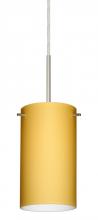 Besa Lighting 1BT-4404VM-LED-SN - Besa Stilo 7 LED Pendant Vanilla Matte Satin Nickel 1x9W LED