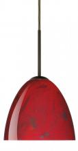 Besa Lighting 1BC-7572MA-LED-BR - Besa Sasha II LED Pendant 1BC Magma Bronze 1x9W LED