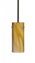 Besa Lighting 1TT-4123HN-LED-BR - Besa Stilo 10 LED Pendant Honey Bronze 1x9W LED