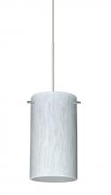 Besa Lighting 1XT-440419-SN - Besa Stilo 7 Pendant Satin Nickel Carrera 1x50W Halogen