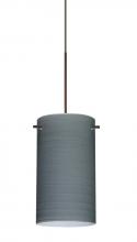  1XT-4404TN-LED-BR - Besa Stilo 7 Pendant Titan Bronze 1x5W LED