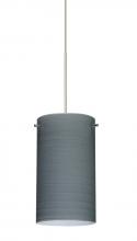  1XT-4404TN-LED-SN - Besa Stilo 7 Pendant Titan Satin Nickel 1x5W LED