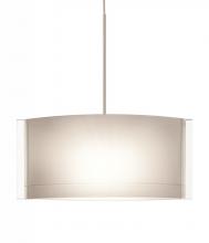  1XC-673006-LED-SN - Besa Jodi Pendant 1xc Opal Glossy Satin Nickel 1x5W LED