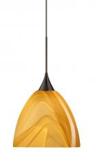 Besa Lighting 1XT-7570HN-BR - Besa Pendant Sasha Bronze Honey 1x50W GY6.35