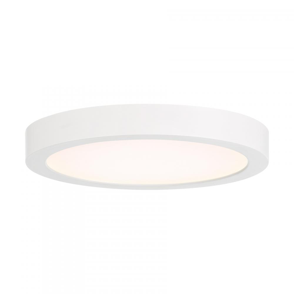 LED Flush Mount in White