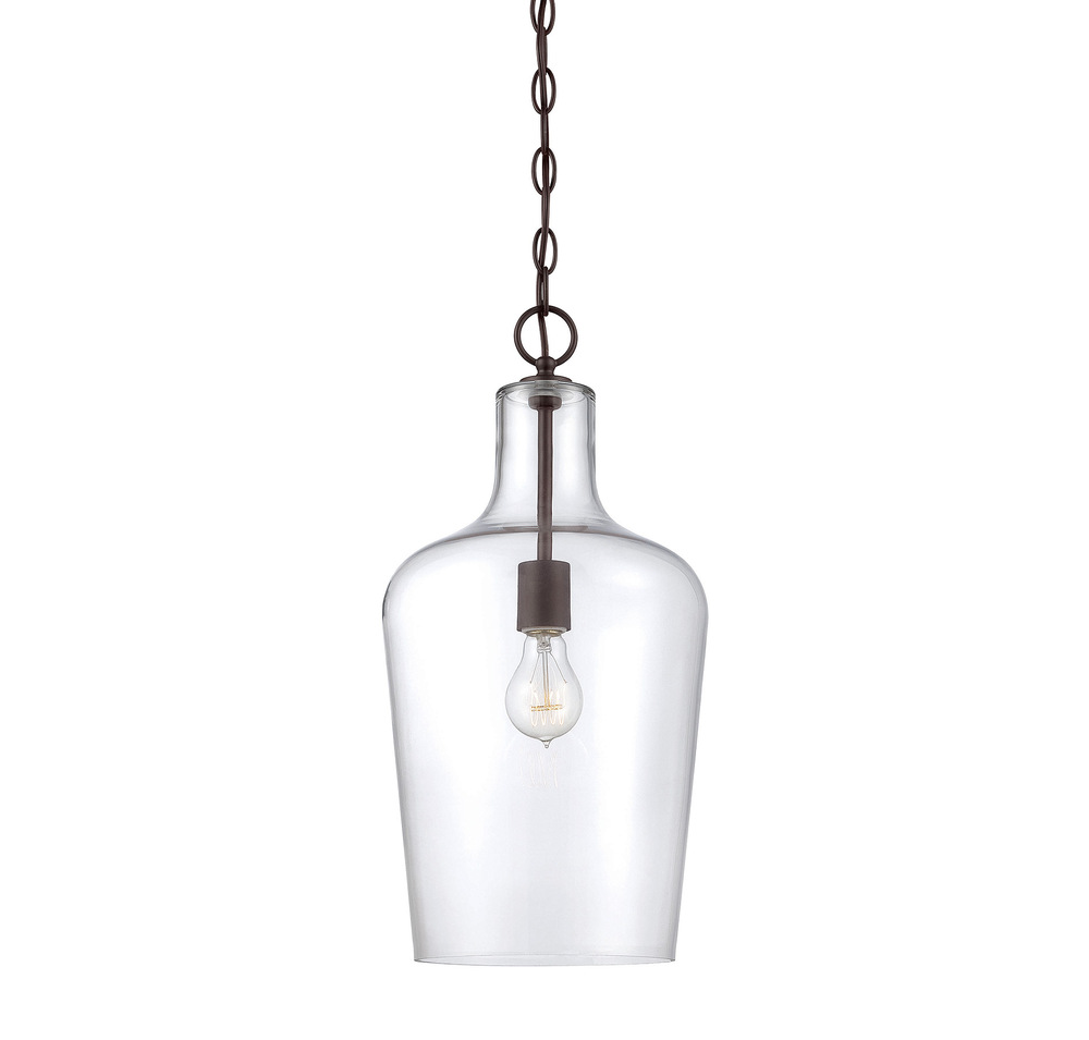 Franklin 1-Light Pendant in English Bronze