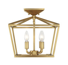  6-328-4-322 - Townsend 4-Light Ceiling Light in Warm Brass