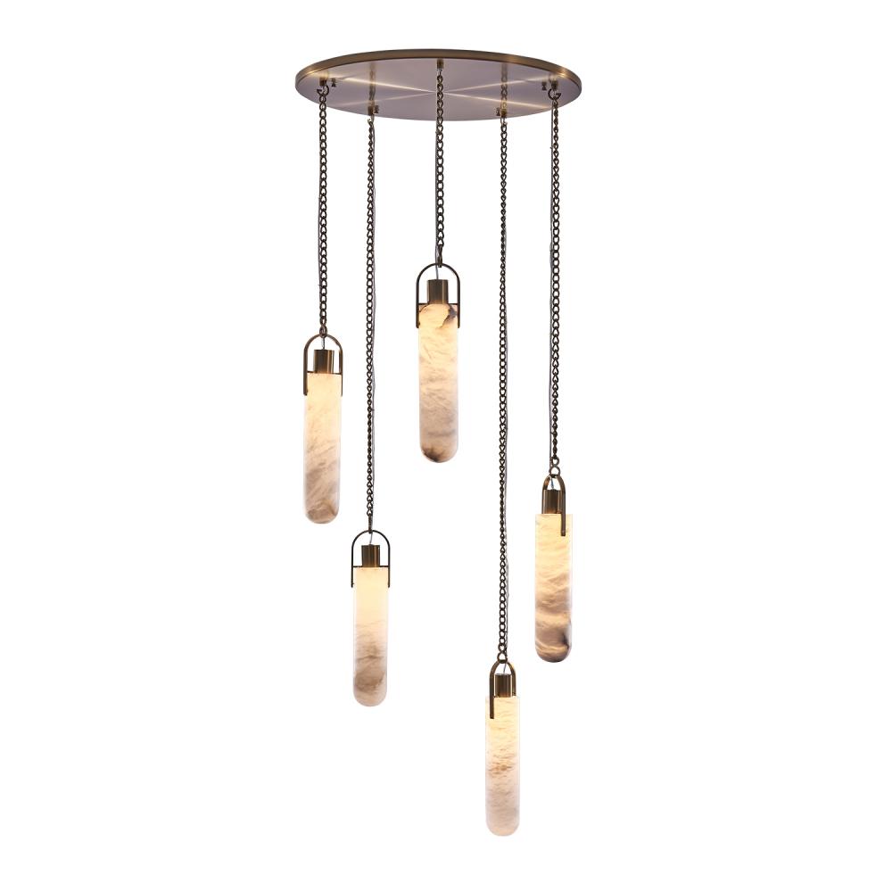 Flint 5 Light Full Canopy Pendant