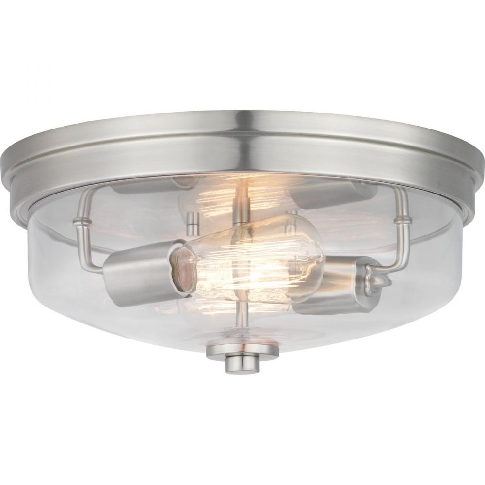 Blakely Collection Two-Light 13-5/8" Flush Mount