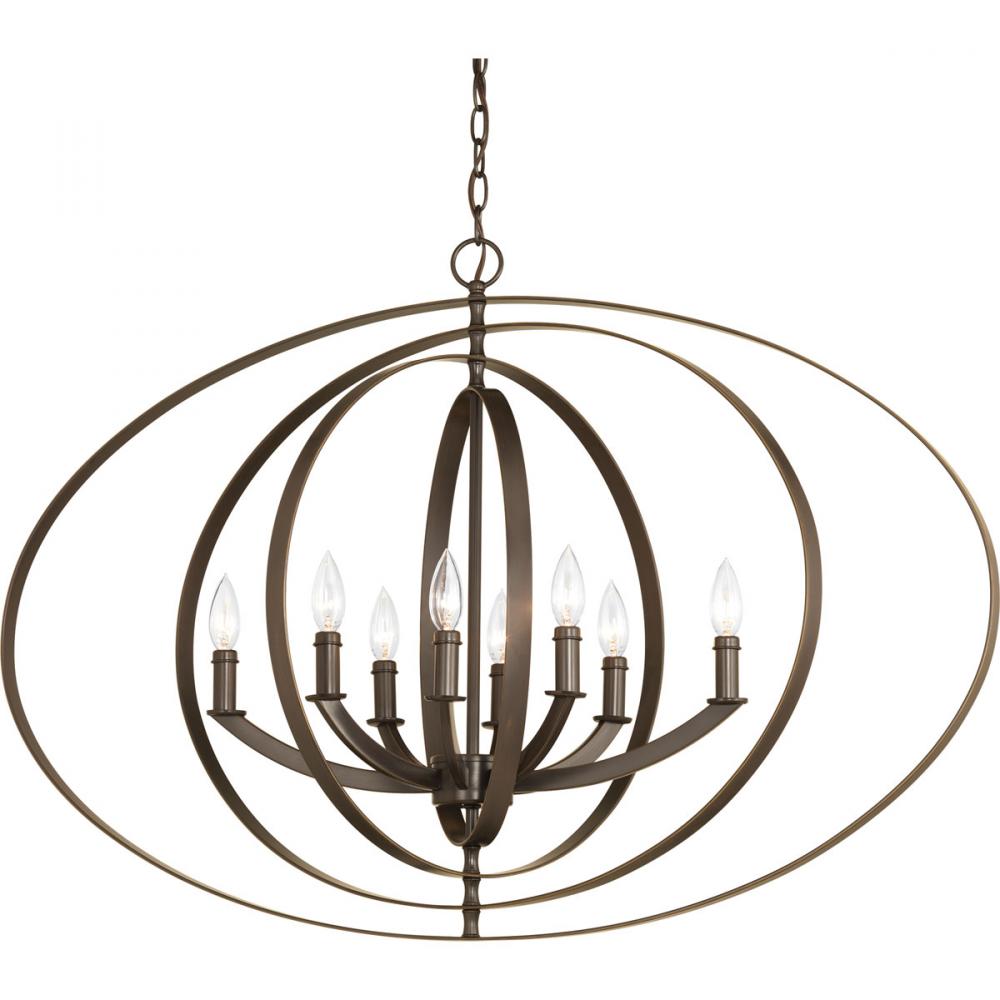 Equinox Collection Eight-Light Oval Pendant