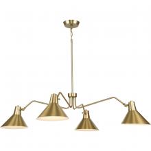  P400310-109 - Trimble Collection Four-Light Brushed Bronze Chandelier