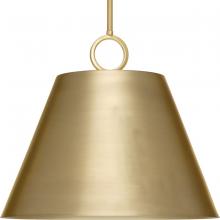 Progress P500368-109 - Parkhurst Collection Three-Light New Traditional Brushed Bronze Metal Pendant Light