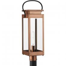 Progress P540046-169 - Union Square One-Light Antique Copper Urban Industrial Outdoor Post Light