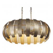  287N06HG - Sawyers Bar 6-Lt Linear Pendant - Havana Gold