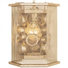  293W01ZG - Fascination 1-Lt Hex Sconce - Zen Gold