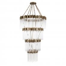  309C30HG - Matrix 30-Lt 4-Tier Chandelier - Havana Gold