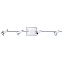  200099A - 4X50W Track Light w/ Chrome & Shiny White Finish