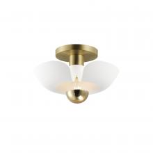  11390WTSBR - Poppy-Flush Mount