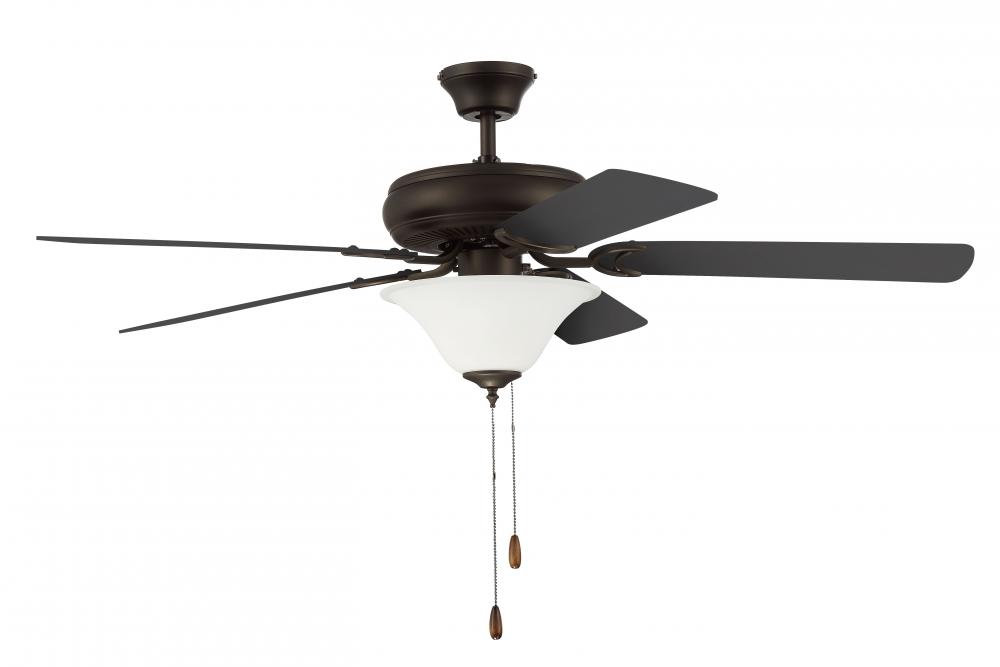 52" Decorator's Choice 2 Light in Espresso w/ Walnut/Espresso Blades