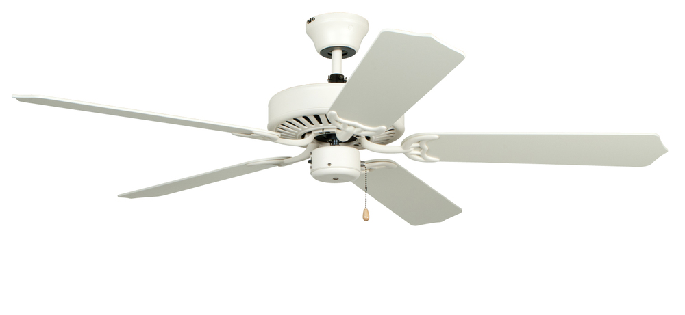 Pro Builder 52" Ceiling Fan Kit with Blades Included in Antique White