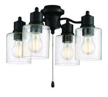 Craftmade LK403107-FB-LED - 4 Light Universal Light Kit in Flat Black