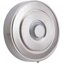 Craftmade PB5003-BNK - Surface Mount LED Lighted Push Button, Round LED Halo Light in Brushed Polished Nickel