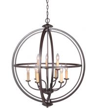  40139-ESP - Berkeley 9 Light Foyer in Espresso