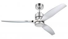 Craftmade SONWF52PLN3-PLNP - 52" Sonnet ceiling fan in Polished Nickel w/ Polished Nickel Polycarbonate Blades, WIFI control