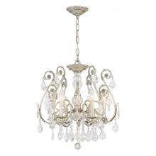 Crystorama 5115-OS-CL-S - Regis 6 Light Swarovski Strass Crystal Olde Silver Chandelier