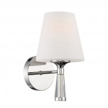  RAM-A3401-PN - Ramsey 1 Light Polished Nickel Sconce