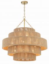  SHY-10909-SG - Shyla 20 Light Soft Gold Chandelier