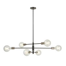  DVP41102PL+GR - Lake Loft 6 Light Pendant