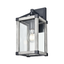  DVP41271BK+WWG-CL - Nipigon Outdoor 12.5 Inch Sconce