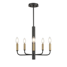 DVI DVP44025MF+GR - Olivia 5 Light Chandelier