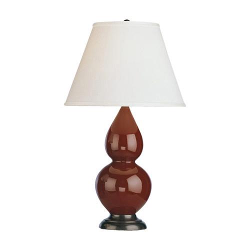 Oxblood Small Double Gourd Accent Lamp