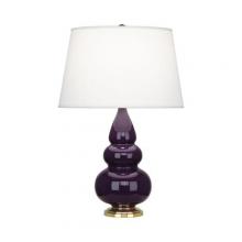 Robert Abbey 378X - Amethyst Small Triple Gourd Accent Lamp