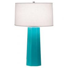 Robert Abbey 973 - Egg Blue Mason Table Lamp