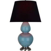 Robert Abbey OB22K - Steel Blue Double Gourd Table Lamp
