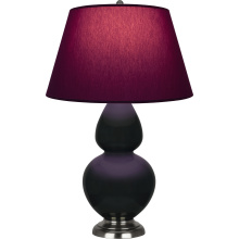 Robert Abbey OS22P - Obsidian Double Gourd Table Lamp