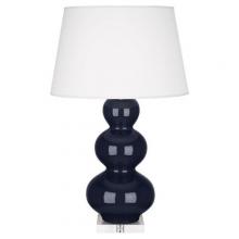  MB43X - Midnight Triple Gourd Table Lamp